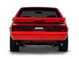 Rear Bumper Cover with Mustang Lettering; Unpainted (87-93 Mustang LX)