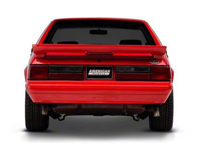 Rear Bumper Cover with Mustang Lettering; Unpainted (87-93 Mustang LX)