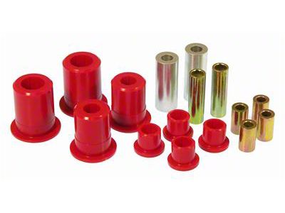 Rear Control Arm Bushing Kit; Red (99-04 Mustang Cobra)