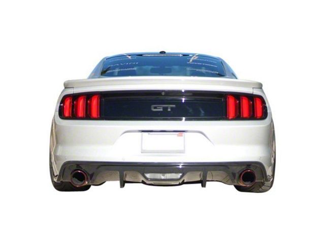 Mustang Rear Diffuser; Carbon Fiber (15-17 Mustang GT Premium, EcoBoost ...