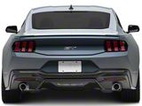 Dual Exhaust Rear Diffuser; Carbon Fiber (24-26 Mustang w/o Active Exhaust)