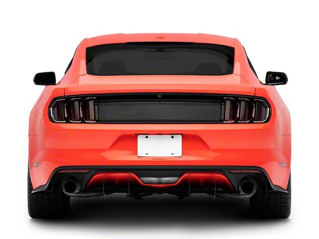 Mustang Rear Diffuser; Matte Black (15-17 Mustang GT Non-Premium ...