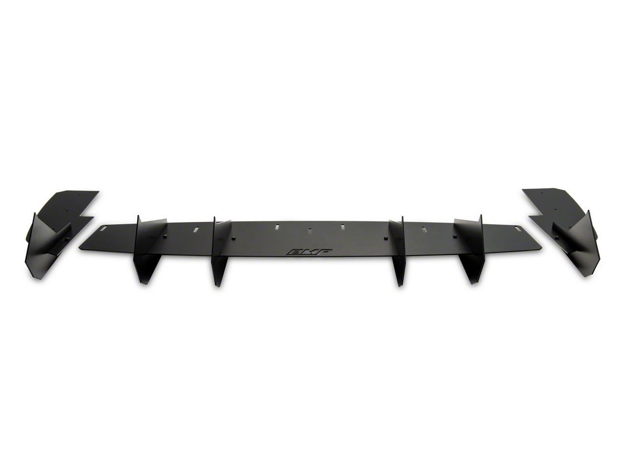 Mustang Rear Diffuser; Matte Black (15-17 Mustang GT Premium, EcoBoost ...
