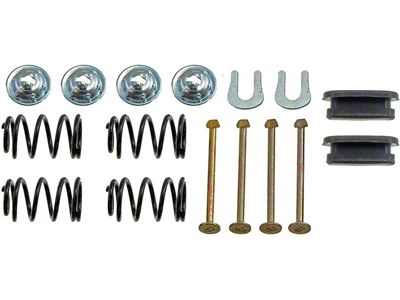 Rear Drum Brake Shoe Hold Down Kit for 10-Inch x 1.75-Inch Brakes (87-90 Mustang)