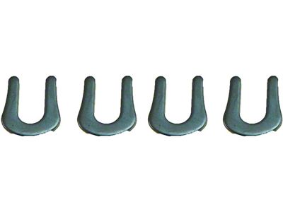 Rear Drum Brake Shoe Spring Hold Down Pin Clips (79-93 Mustang)