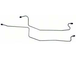 Rear End Housing Brake Lines; OE Steel (84-86 Mustang SVO)