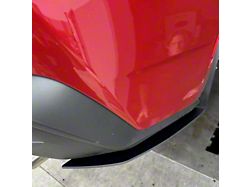 Rear Extensions; Matte Black (24-25 Mustang GT w/o Performance Pack, EcoBoost)