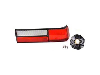 Rear Lamp Lens; Passenger Side (87-93 Mustang LX)