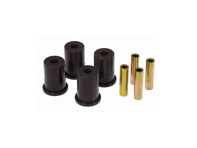 Rear Subframe Bushing Kit; Black (79-98 Mustang)