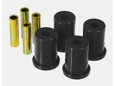 Rear Subframe Bushing Kit; Black (99-04 Mustang Cobra)