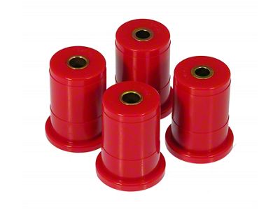 Rear Subframe Bushing Kit; Red (99-04 Mustang Cobra)