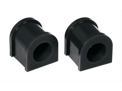 Rear Sway Bar Bushing Kit; 25mm; Black (99-04 Mustang)