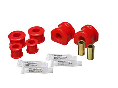 Rear Sway Bar Bushings; 22mm; Red (11-14 Mustang)