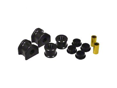 Rear Sway Bar and End Link Bushing Kit; 18mm; Black (05-06 Mustang)