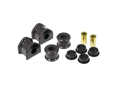 Rear Sway Bar and End Link Bushing Kit; 20mm; Black (05-10 Mustang)