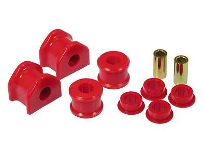 Rear Sway Bar and End Link Bushing Kit; 20mm; Red (05-10 Mustang)