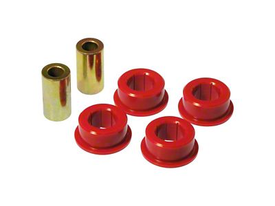 Rear Track Arm Bar Bushing Kit; Red (05-14 Mustang)