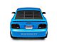 SpeedForm Rear Window Louvers; Textured ABS (94-04 Mustang Coupe)