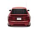 Rear Window Louvers; Black (99-04 Mustang Coupe)