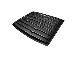 Rear Window Louvers; Textured Black (05-14 Mustang Coupe)