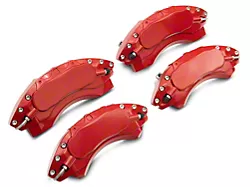 SR Performance Brake Caliper Covers; Red; Front and Rear (11-14 Mustang GT w/o Performance Pack, V6)