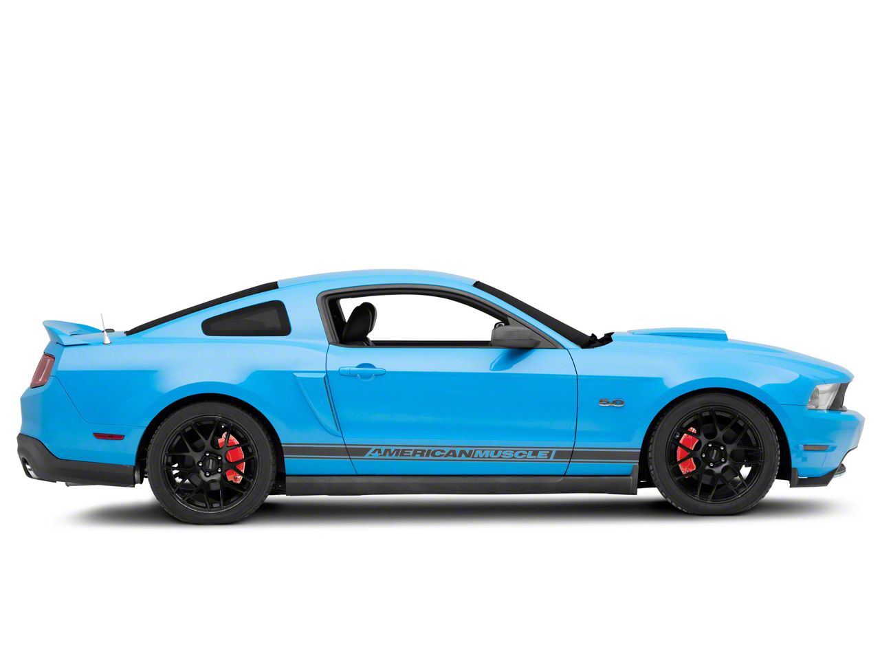 SR Performance Mustang Red Caliper Covers; Front and Rear 413974 (1114