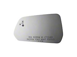Redi-Cuts Fit Over Side View Mirror Glass; 6-1/4-Inch x 3-3/8-Inch; Passenger Side (15-23 Mustang w/ BLIS)
