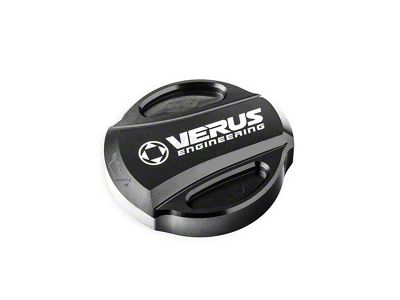 RLA Oil Cap; Anodized Black (15-17 Mustang GT; 15-20 Mustang GT350)