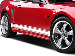 SEC10 Rocker Stripes; White (79-23 Mustang)