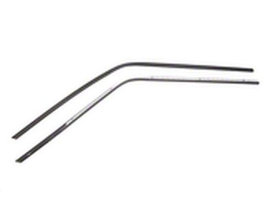 Roof Rail Molding; Driver and Passenger Side; Replacement Part (79-93 Mustang Coupe, Hatchback)