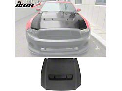 S197 GT500 Style Hood; Unpainted (10-12 Mustang GT500; 13-14 Mustang)