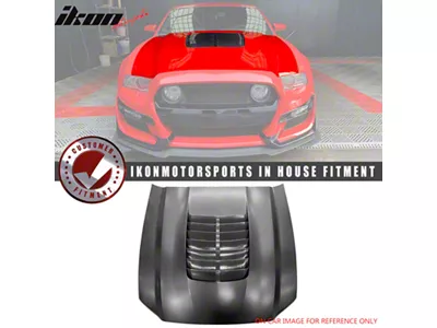 S550 GT500 Style Hood; Unpainted (10-12 Mustang GT500; 13-14 Mustang)