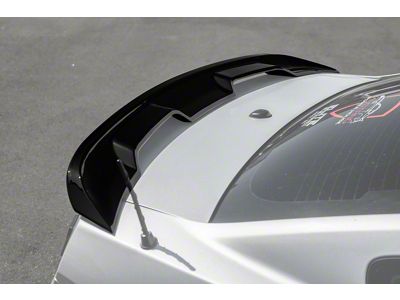 S550 GT500 Style Rear Spoiler; Glossy Black (10-14 Mustang)