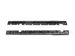 S650 Dark Horse Style Side Skirt Extensions; Matte Black (15-23 Mustang GT, EcoBoost)