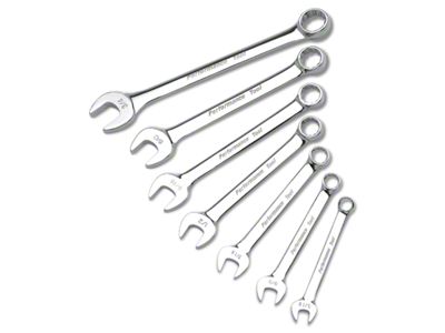 SAE Combination Wrench Set; 7-Piece Set