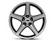 Saleen Style Black Chrome Wheel; Rear Only; 18x10 (99-04 Mustang)