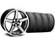 Saleen Style Black Chrome Wheel and Falken Azenis FK510 Performance Tire Kit; 18x9 (99-04 Mustang)