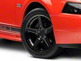 Saleen Style Gloss Black Wheel; 17x9; 24mm Offset (99-04 Mustang)