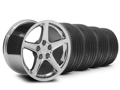 17x9 Saleen Style Wheel & Sumitomo High Performance HTR Z5 Tire Package (99-04 Mustang)