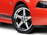 Saleen Style Chrome Wheel; 18x9; 30mm Offset (99-04 Mustang)