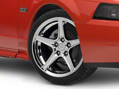 Saleen Style Chrome Wheel; 19x8.5; 30mm Offset (99-04 Mustang)