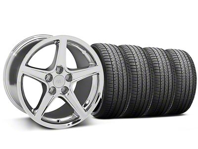 17x9 Saleen Style Wheel & Falken High Performance Azenis FK510 Tire Package (94-98 Mustang)