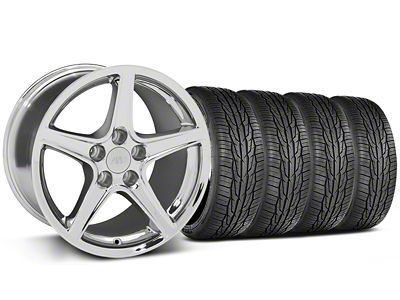 17x9 Saleen Style Wheel & Toyo All-Season Extensa HP II Tire Package (99-04 Mustang)