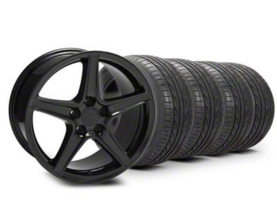 18x9 Saleen Style Wheel & Lionhart All-Season LH-503 Tire Package (05-09 Mustang GT, V6)