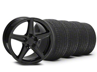 18x9 Saleen Style Wheel & NITTO High Performance NT555 G2 Tire Package (05-09 Mustang GT, V6)