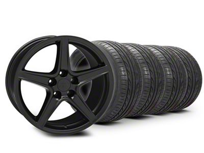 18x9 Saleen Style Wheel & Lionhart All-Season LH-503 Tire Package (05-09 Mustang GT, V6)