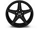 Saleen Style Matte Black Wheel; Rear Only; 18x10 (99-04 Mustang)