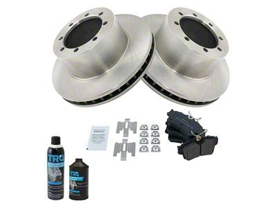 Semi-Metallic Brake Rotor and Pad Kit; Rear (94-04 Mustang Cobra, Bullitt, Mach 1)