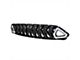 Shark Style Upper Grille with LED Turn Signal Lights; Matte Black (18-23 Mustang GT, EcoBoost)