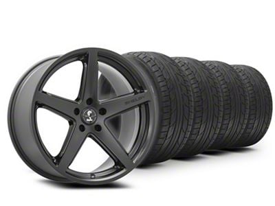 19x9.5 Shelby SB201 Wheel & NITTO High Performance NT555 G2 Tire Package (15-23 Mustang GT, EcoBoost, V6)
